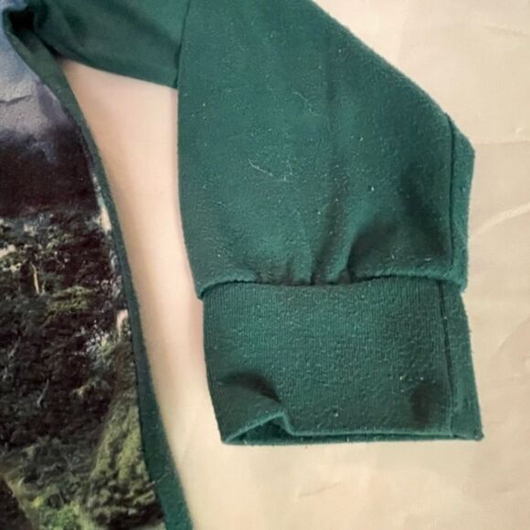 BOY’S sz 8 2-piece Wonder Nation glow in the dark green dinosaur fleece pajamas - Picture 15 of 15